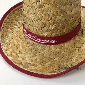New Unisex University Of Alabama Paper Straw Cowboy Hat